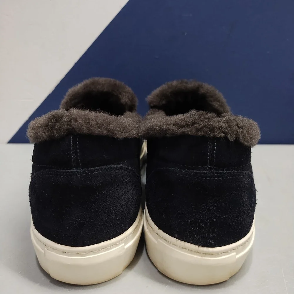 M.Gemi Platform Sneakers Mens US Size 9.5 Multi Italian Shearling Lined Slip On